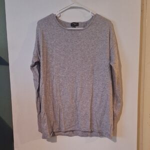 Gray Crew Neck Sweater